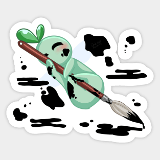 Calligraphy Bululu Sticker